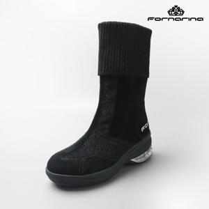 [포나리나][포나리나] 프리미엄 UP 니트 롱 부츠 F242SE01BK