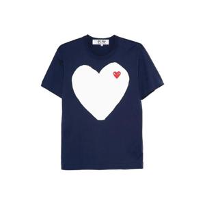 25 FW 꼼데가르송 하트 엠블럼 티셔츠 AAXT1840511 TP443462364