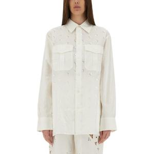 마린세르   긴팔 셔츠 SS25 USI022AUWOV0045WH20 5651704 WHITE