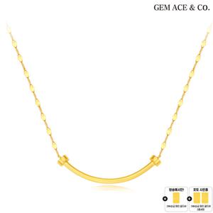 제메이스 24K순금 러브 스마일 목걸이(L)+24K순금 골드바