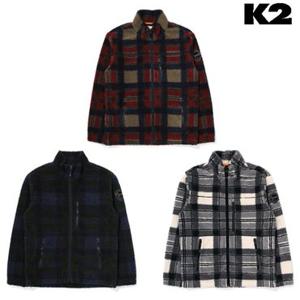 [백화점][K2](양말) 역시즌 수지 조인성 후리스 남성 비숑(BICHON) 체크 플리스 KMU23160