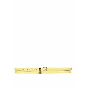 [ALEXANDER MCQUEEN] 라프리마 여성 벨트 더블 위드 스컬 앤 Pav 6870791HB0Y7321 옐로우 /8