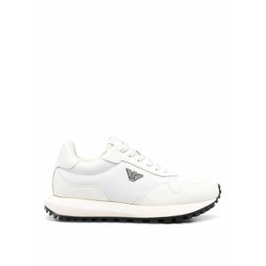 [EMPORIO ARMANI] 라프리마 남성 트레이너 로고 로우탑 스니커즈 X4X630XN877M801 화이트 /8