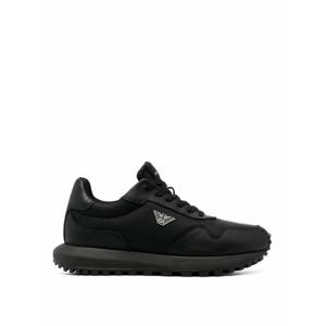 [EMPORIO ARMANI] 라프리마 남성 트레이너 로고 로우탑 스니커즈 X4X630XN877K001 블랙 /8