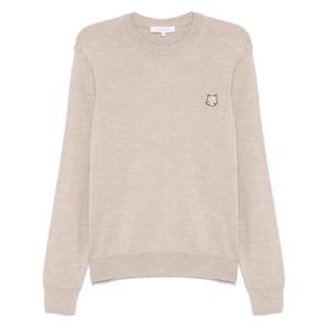 25 FW Maison Kitsune 볼드 폭스 헤드 패치 스웨터 MM00815KT1036 TP434632473