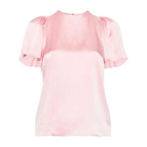 25 FW 랑방 플러터 소매 실크 블라우스 RWTO00344324E24 TP432305396