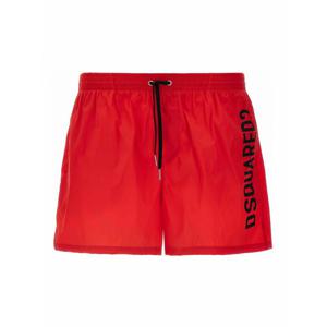 [DSQUARED2] 라프리마 남성 스윔 반바지 트렁크 미디 복서 D7B646000611 레드 /8