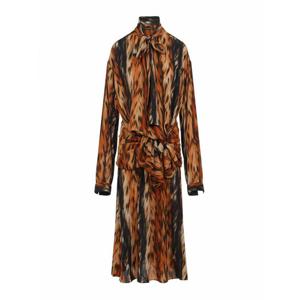 [BALENCIAGA] 라프리마 여성 니 Length 매듭 원피스 814346TRLD72135 Brown /8