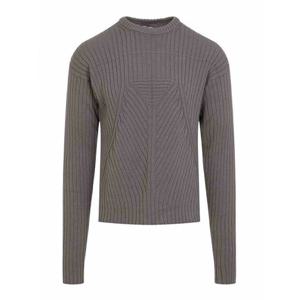 [RICK OWENS] 라프리마 남성 크루 넥 라운드 스웨터 RU01E5664KEC34 Grey /8