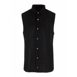 [AMI] 라프리마 여성 탑 탱크 비스코스 cracks USH227VI0016001 블랙 /8