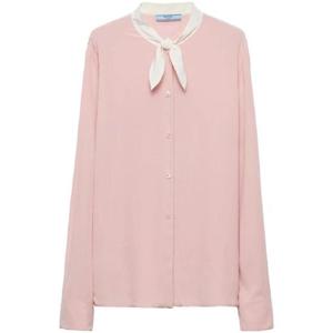 25 FW 프라다 버튼다운 실크 셔츠 P442HSOOO15G3 TP441248680