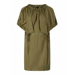 [PINKO] 라프리마 여성 숏 그린 코튼 포플린 Tunic 원피스 104954A2CRX26 /8