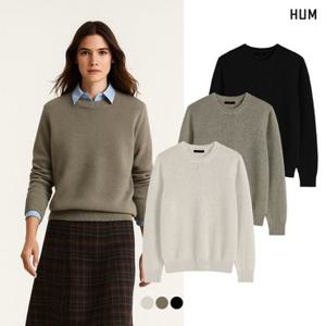 [HUM]유니) 플레인 풀오버 니트 (H174H903A)