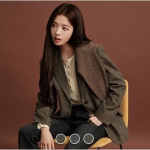 [백화점][지오다노]여성 겨울 오버핏 울 블레이저 자켓 375915