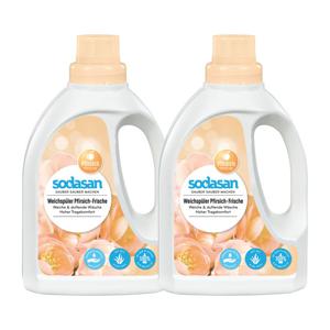 소다산 섬유유연제 복숭아향 750ml 2개