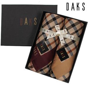 [닥스] 남녀 손수건 2매세트 기본체크 3번