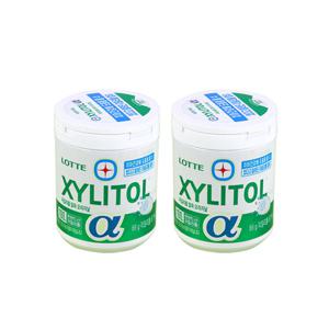 롯데제과 자일리톨 알파 오리지널 (용기) 86g x 2개