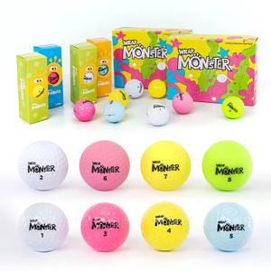 몬스터 골프공 골프볼 고반발 비거리 전용 유광 무광 2피스 12구