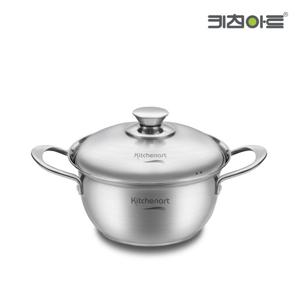 키친아트 베니 인덕션 IH 스텐냄비 20cm 양수