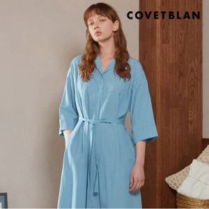 [COVETBLAN] 여성 오픈카라 롱원피스(V192MOP107W)
