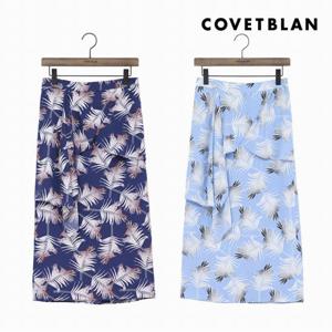 [COVETBLAN] 여성 플라워 프린트 스커트(V192MSK107W)