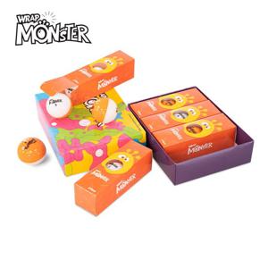 몬스터 반반 골프공 골프볼 고반발 스핀 2피스 6구