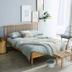 베스트리빙 윈저 로맨틱 신혼 고무나무 킹/K 원목 침대/매트별도