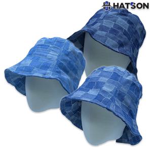 햇츠온 C21-308 피에르가르뎅 봄 여름 데님 버킷햇