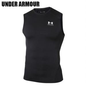 [언더아머] 남성 히트기어 아머 컴프레션 민소매 1361522-001