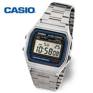 [정품] CASIO 카시오 A158WA-1 빈티지 레트로 여성 메탈시계