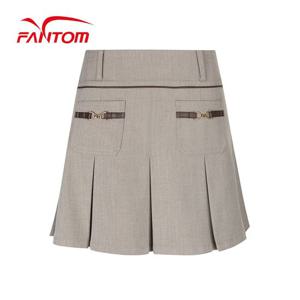 [팬텀] 여성 양포켓 맞주름 큐롯 스커트
