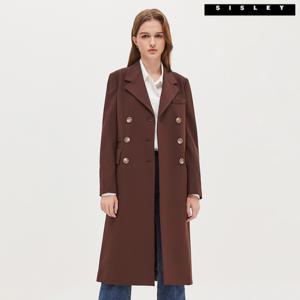 [시슬리]시슬리 맥시 울 코트 SACT53061_BR