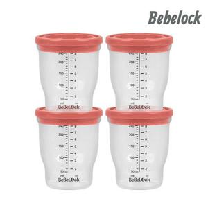 [베베락]엘파 이유식 밀폐용기 240ml(4P)