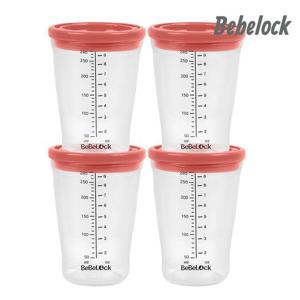 [베베락]엘파 이유식 밀폐용기 280ml(4P)