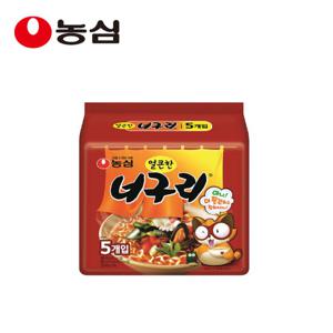 농심 너구리 매운맛 120g x 5개 / 봉지라면