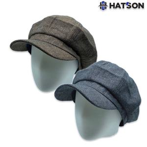 햇츠온 C23-502 피에르가르뎅 겨울 카스케트 헌팅캡