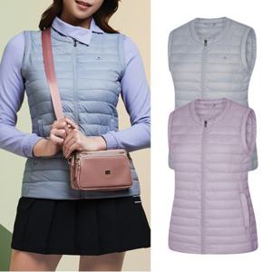 비티알 BTR 여성 골프웨어 겨울 웰론 경량 패딩조끼