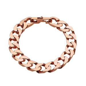 [모아르] 18K 체인 팔찌 금팔찌 할로우 클래식 (중)