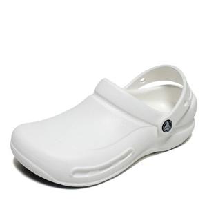 [크록스 슈즈]크록스 비스트로 엣워크 작업화 조리화 공용 클로그 샌들 슬리퍼 화이트 10075-100