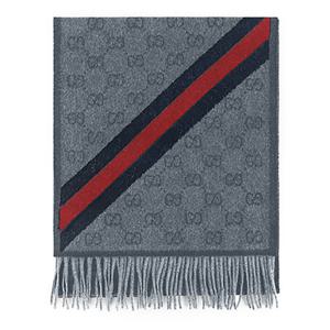 아르떼스 구찌 울 머플러 570603 3G200 1768 그레이