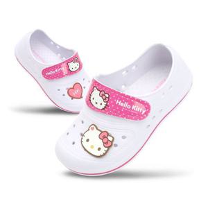 [프리프리스 슈즈]헬로키티 베이 벨크로 미끄럼방지 실내화