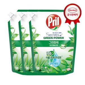 [헨켈]헨켈 프릴 주방세제 그린파워 1L x 3