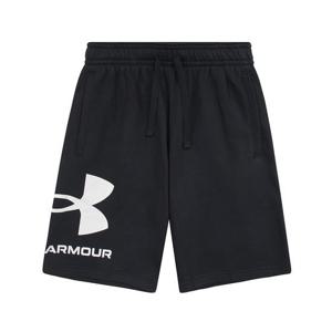 [언더아머]언더아머 UA 라이벌 플리스 빅 로고 남성 트레이닝 반바지 팬츠 블랙 1357118-001