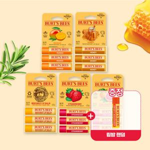 (+립밤 랜덤 증정)버츠비 립밤 트리오 택1