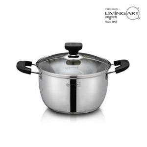 리빙아트 제로 스텐냄비 20cm 양수