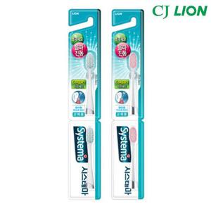 [땡큐온]시스테마 음파 진동칫솔 2개입 리필 색상랜덤