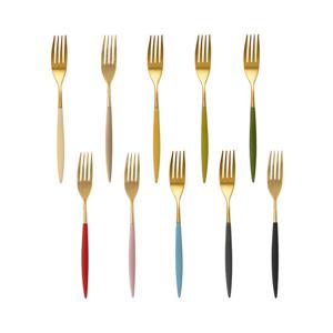 까사무띠 아모르 골드 디너 포크 10colors 2P