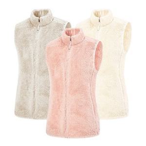 [콜핑]LD08 여성 겨울 보아후리스 집업등산조끼 KSV7602W