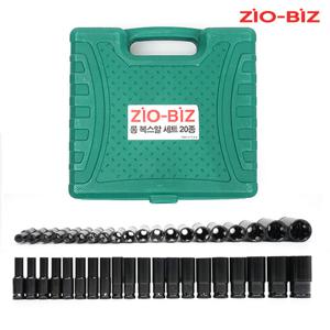 롱 복스알 세트 20종/드릴 드라이버비트 임팩 소켓 임팩렌치