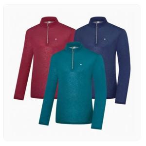 [콜핑]LD18 남성 봄 하이쿨 멜란지 집업 티셔츠 조이너(남) KTT4330M